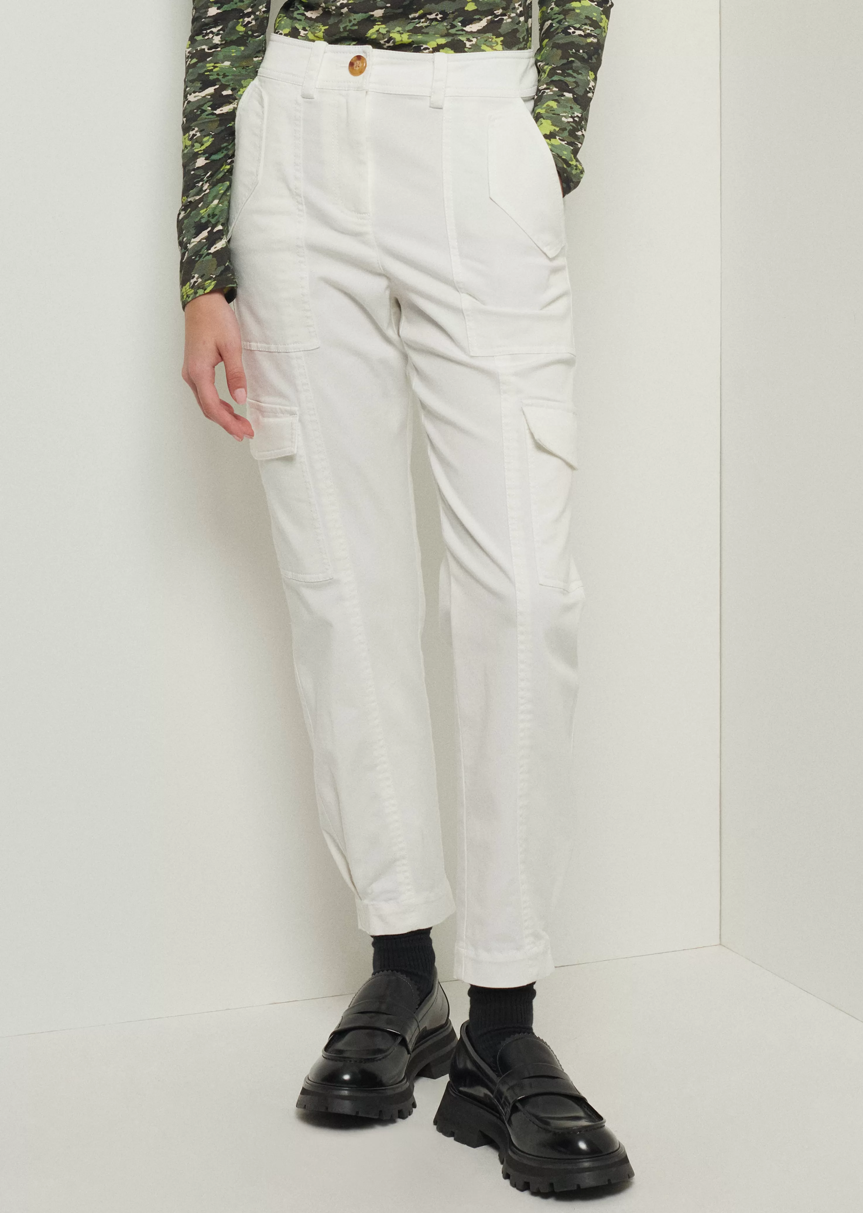 Derek Lam Elian Utility Pants Washedwhite Best Sale