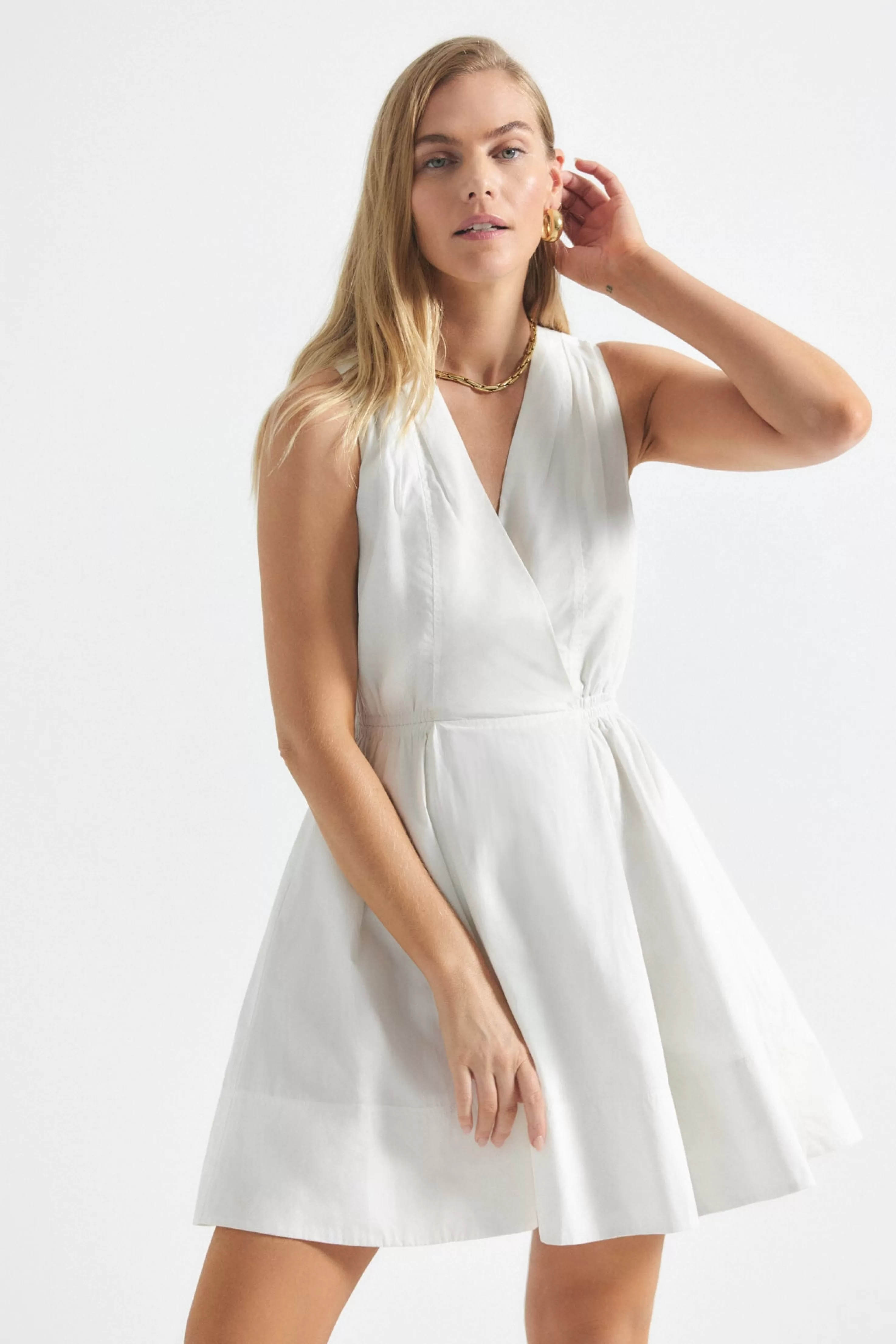 Derek Lam Tia Dress White Hot